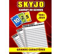 Skyjo Carnet de Scores: Feuilles de Score et Journal de Points pour Skyjo | Grand Format