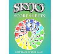 Skyjo Score Sheet: 120 Large Score Pads for Scorekeeping