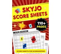 Skyjo Score Sheets: 100+ Pages For Scorekeeping (6x9 inch)