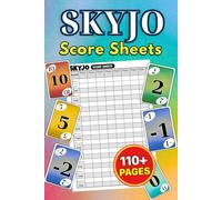 Skyjo Score Sheets: 100+ Pages For Scorekeeping (6x9 inch)