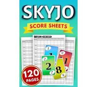 SKYJO Score Sheets: 120 Large Score Pads for Scorekeeping | 6x9 inch