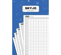 Skyjo Score Sheets: 120 Pages Score Pad for Easy Scorekeeping | 6 × 9 Inches