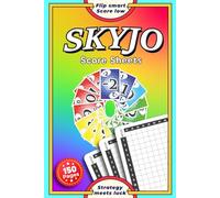 Skyjo Score Sheets: 150 Pages to Track Scores | Easy Game Tracking for Family & Friends | Simple Round and Winner Scorekeeping