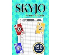 Skyjo Score Sheets: 150 Score Pads for Scorekeeping (6x9 Inches)
