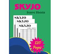 Skyjo Score Sheets: Colorful Scorekeeping Notebook | 120 Pages | Perfect for Skyjo Game Nights