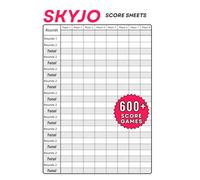 SKYJO Score Sheets: Skyjo Card Game Scorebook | Record Points, Players, and Rounds for Family Fun and Game Nights