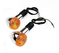 SkyjOy Clignotant Moto 2 pcs Moto Clignotants 12 V Fit Utilisation for Honda Shadow VT 750 1100 VTX 1300 1800 C Moto Vélo Feux Directionnels Accessoires Clignotant Moto Led