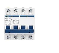 SkyjOy Disjoncteur Disjoncteur de Moteur à Courant Alternatif DZ47 D Curve 10 A ~ 125 400 V, Interrupteur démarrage, équipement Industriel, Pompe Eau, élevé(4P,10A)