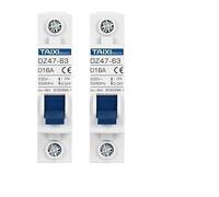 SkyjOy Disjoncteur Disjoncteur de Moteur à Courant Alternatif DZ47 D Curve 10 A ~ 125 400 V, Interrupteur démarrage, équipement Industriel, Pompe Eau, élevé(1P,125A)