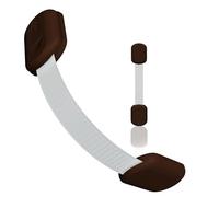 Skyla Homes Lot de 2 verrous de sécurité pour enfants - Les loquets de placard adhésifs 3M les plus sûrs, rapides et faciles - sans vis ni aimants, multi-usages pour meubles, cuisine, fours, sièges de