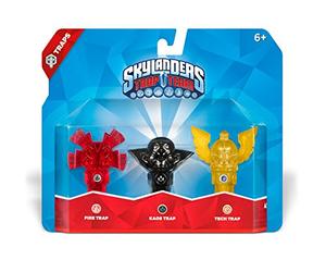 Skylanders : Trap Team - pack trois pièges : Feu + Kaos + Tech