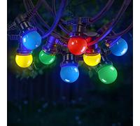 SKYLANTERN Guirlande Guinguette IP65 30M 60 Bulbes Multicolores