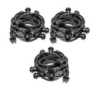 SKYLANTERN Guirlande Guinguette IP65 30m Noire Raccordable - Guirlande Lumineuse pour ampoule LED E27 30 Douilles - Guirlande Guinguette Extérieure pour Terrasse Jardin Bar