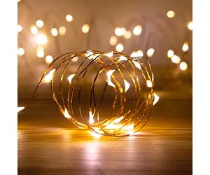 SKYLANTERN Guirlande Micro LED 2M Cuivre 20 LEDs