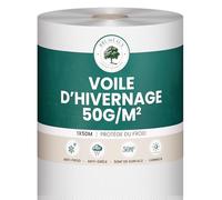 SKYLANTERN Rouleau Voile Hivernage 50m x 1m - 50g/m² - Protection Plante Hiver et Semis, Voile d'Hivernage Plante Exterieur, Idéal pour Potager et Arbres - Housse de Protection pour Plantes