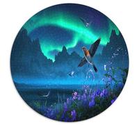 Skylark 1000 Piece Puzzle Rond, pour Enfants Adult Éduchatif Unique Jigsaw pour La Famille Amis De Qualité Supérieure 1000pcs (67.5x67.5cm)