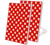 Skylaxy Appareil de thérapie par la lumière rouge LED : panneau lumineux infrarouge proche de 850 nm et profond 660 nm, thérapie par la lumière rouge LED à la maison pour la beauté de la peau