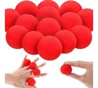 Skylety Lot de 20 boules en éponge rouges douces pour gros plan de rue classique avec instructions (français non garanti) (4,6 cm)