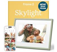 Skylight Cadre photo numérique 2 - Écran tactile Wi-Fi Full HD de 10 pouces, cadre photo numérique de 16 Go, charge des photos et des vidéos directement depuis le téléphone, antireflet - Idéal pour un