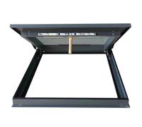 Skylights Fenêtre de toit en verre trempé pour grenier/véranda/abri de jardin (50 x 75 cm) pour éclairage de sous-sol et accès au toit du bâtiment