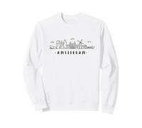 Skyline Amsterdam Pays-Bas Amoureux de la Ville Sweatshirt
