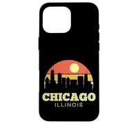 Skyline classique de Chicago The Windy City Coque pour iPhone 16 Pro Max
