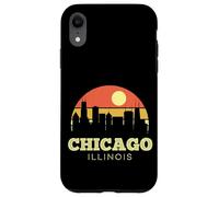 Skyline classique de Chicago The Windy City Coque pour iPhone XR