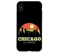 Skyline classique de Chicago The Windy City Coque pour iPhone XS Max