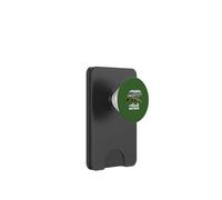Skyline d'Asheville City Inside Bear Silhouette en Caroline du Nord PopSockets PopWallet pour MagSafe