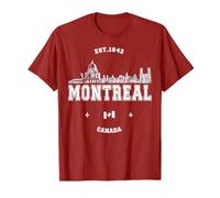 Skyline de Montréal, Montréal Canada Voyage T-Shirt