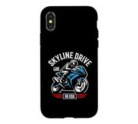 Skyline Drive VA USA Moto Design Coque pour iPhone X/XS