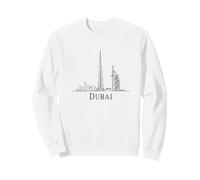 Skyline Minimaliste de Dubaï Sweatshirt
