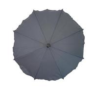 Skyline Ombrelle Parapluie pour Poussette Universelle Accessoire Zertifikat Anti UV 50+ Protection Soleil Adaptateur Parasol Diamètre 63 cm Gris