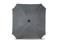 Skyline Ombrelle Parapluie pour Poussette Universelle Accessoire Zertifikat Anti UV 50+ Protection Soleil Adaptateur Parasol Diamètre 70 cm Gris lin