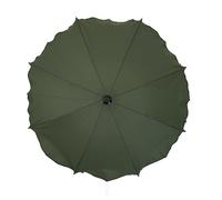 Skyline Ombrelle Parapluie pour Poussette Universelle Accessoire Zertifikat Anti UV 50+ Protection Soleil Adaptateur Parasol Diamètre 63 cm Verte olive