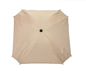 Skyline Ombrelle Parapluie pour Poussette Universelle Accessoire Zertifikat Anti UV 50+ Protection Soleil Adaptateur Parasol Diamètre 70 cm Beige lin