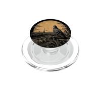Skyline-Paris Pigeon éleveur Pigeon d'élevage Pigeons Pigeon PopSockets PopGrip pour MagSafe