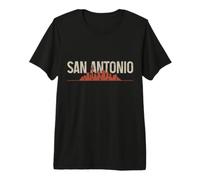 Skyline Pride Vintage de San Antonio, Texas T-Shirt Haut de Gamme