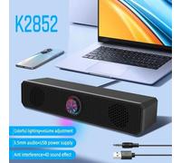 SKYLION-Barre de son de cinéma maison série K2852,son Svstem BT,3D Surround,haut-parleur PC pour TV,boîte de barre de son,caisson de basses,boîte à musique stéréo - Type black-K2852 #B