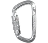 Skylotec D-SHAPE Mousqueton aluminium forme D : argent TRI-LOCK