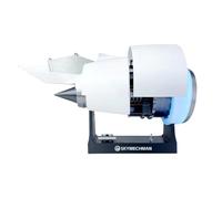 SKYMECHMAN 1/24 Scale A38X Turbofan Engine Model Kit - Moteur de simulation en résine imprimé 3D avec vitesse de rotation variable, montage DIY Nacelle - Écran de bureau pour science mécanique