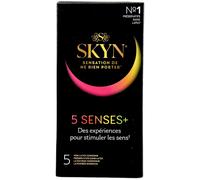 SKYN 5 Senses Préservatifs sans latex Mixpack Conservateurs émotionnels 5 pièces