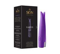 SKYN CARESS : Stimulateur clitoridien pour Femme / Sensation de stimulation orale / Discret / 10 modes de Vibration / A utiliser en Solo ou en Couple