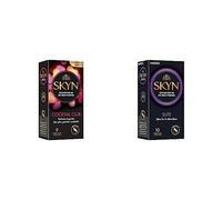 Skyn Cocktail Club:Lot de 9 Préservatifs Aromatisés Skynfeel/3 Saveurs:Pina Colada,Cherry Sunrise,Passion Daiquiri/sans latex & SANTE_SOIN_DU_CORPS ELITE, Naturelle, 10 Unité
