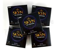 Skyn Elite Condoms Ultra Mince sans Latex Sensible Condoms au Détail Boîte De 3