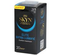 Manix Préservatifs Skyn Elite Extra lubrifiés Boîte de 20