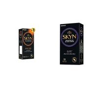 Skyn King Size large : Lot de 10 Préservatifs Extra large, sans latex Skynfeel pour Homme/Diamètre 56mm & Elite : Lot de 10 Préservatifs sans latex Skynfeel/Diamètre 53mm