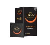 SKYN Large: Lot de 40 préservatifs Extra Larges | Préservatifs XL Sans Latex SKYNFEEL pour Homme, Fins, de Forme Droite et Lisse | Diamètre 56 mm