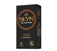SKYN® Large (XL/King Size) Préservatifs Grande taille, sans latex - Paquet de 10 x 1