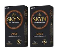 SKYN® Large (XL/King Size) Préservatifs Grande taille, sans latex - Paquet de 10 x 2